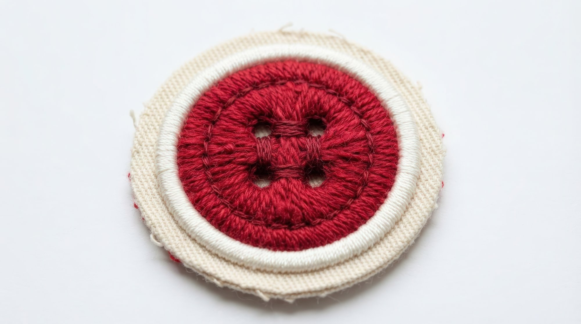 Esempi di badge ricamati su tessuto